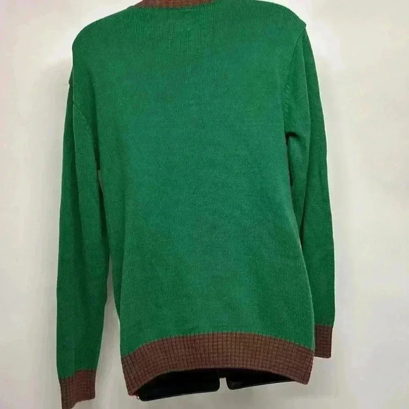 Ugly Christmas sweater women’s size medium drunk Santa - Picture 5 of 7